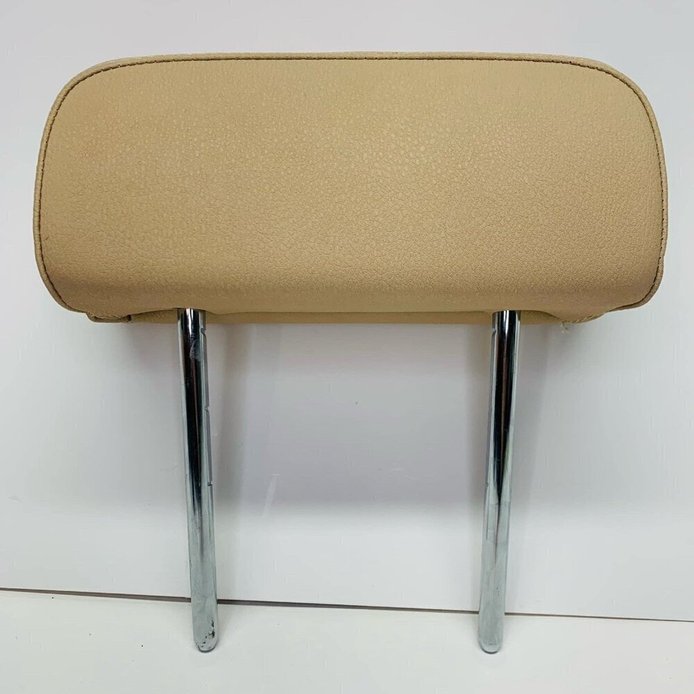 2004‎ - 10 BMW X3 Rear 2nd Row Left Or Right Seat Headrest Leather Beige OEM (1)